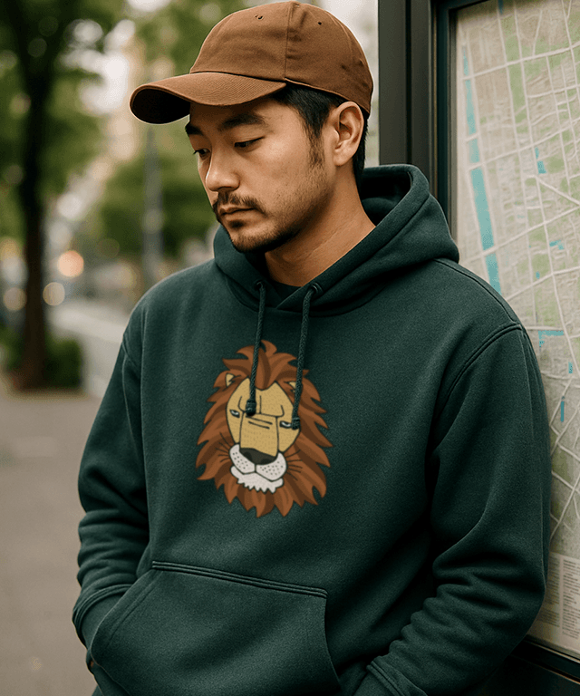 ゆるいライオン パーカー