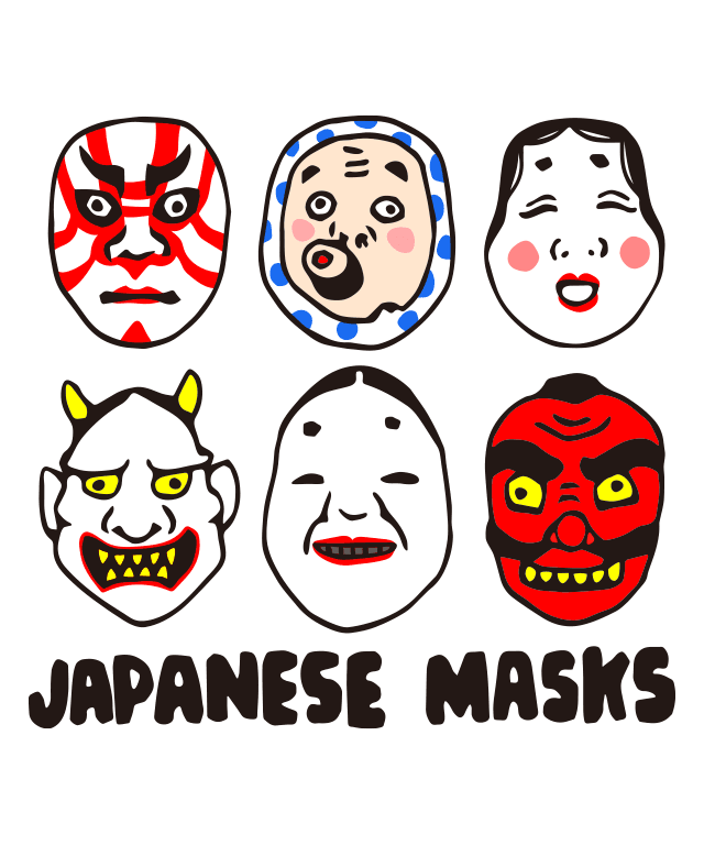 ゆるい日本のお面たち - 画像3