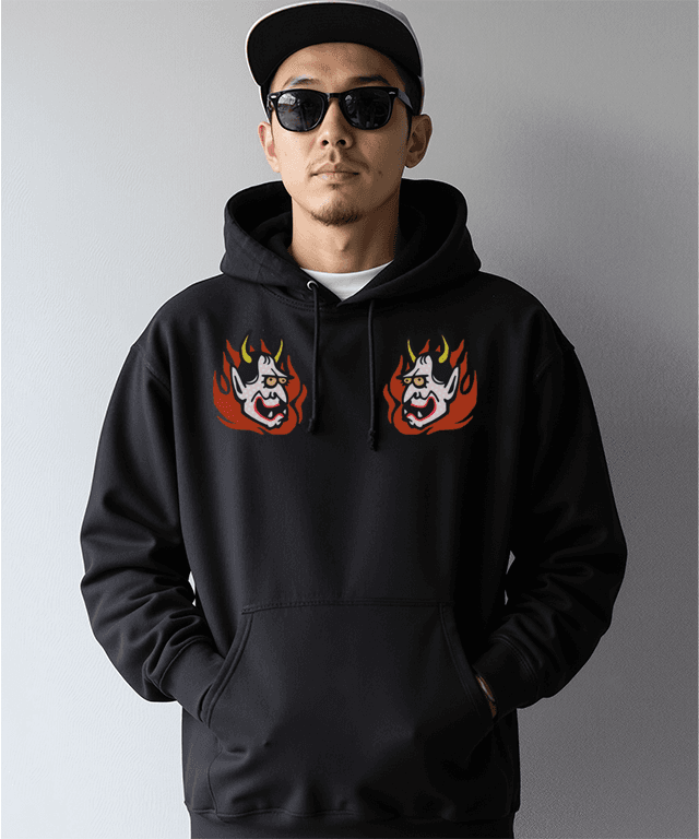 向かい合うゆるい般若 face2face - 画像2