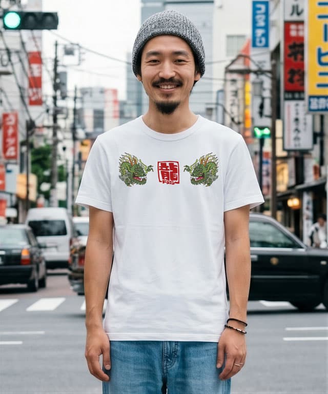 ゆるい龍と漢字と龍 - 画像1