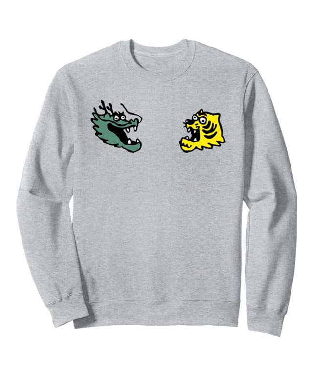 向かい合うゆるい龍と虎 face2face - 画像3