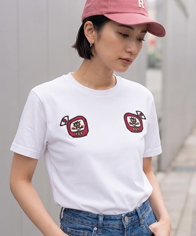 Face-to-Face Daruma Illustration (Relaxed Style) - Image 2